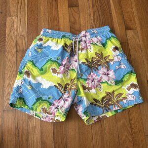 Vilebrequin Men’s Golfe St Tropez Swim Trunks Size XL